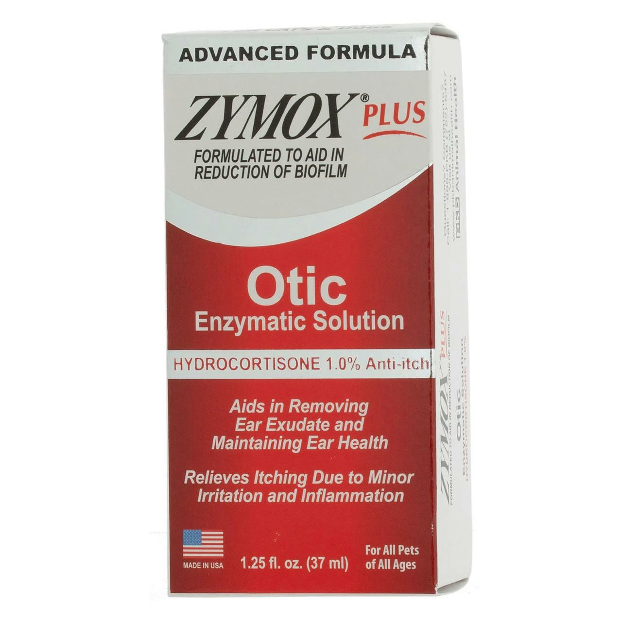 Zymox® Plus Otic-HC Enzymatic Solution - 1.25 Oz 3 Zymox® Plus Otic-HC Enzymatic Solution - 1.25 Oz