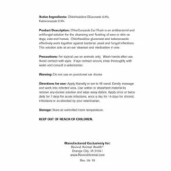 Vet Basics® ChlorConazole Ear Flush - 8 Oz -Revivalanimal Sales image 154