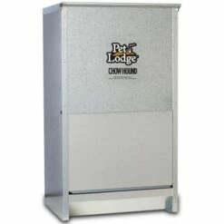 Pet Lodge® Chow Hound Galvanized Dog Feeder - 25 Lb