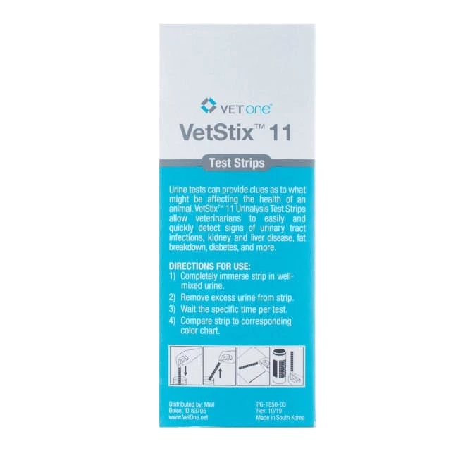 VetStix™ Urinalysis Test Strips - 100 Ct 4 VetStix™ Urinalysis Test Strips - 100 Ct - Image 2