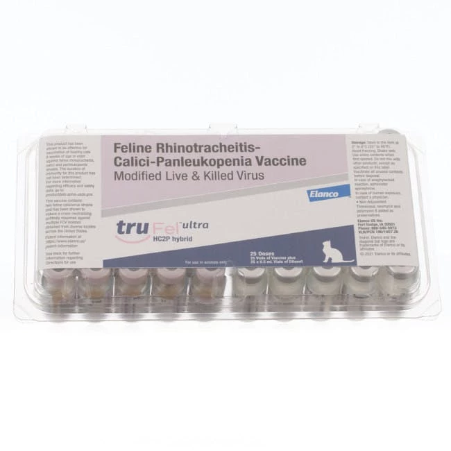TruFel™ Ultra HC2P Hybrid (Ultra Hybrid FVRCP) - 25x1 Dose 4 TruFel™ Ultra HC2P Hybrid (Ultra Hybrid FVRCP) - 25x1 Dose - Image 2