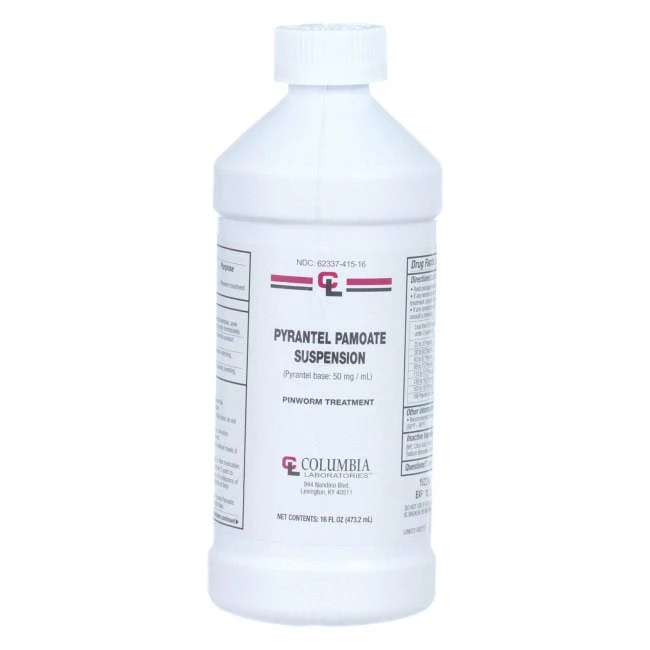 Pyrantel Pamoate Suspension, 50mg - 16 Oz 3 Pyrantel Pamoate Suspension, 50mg - 16 Oz